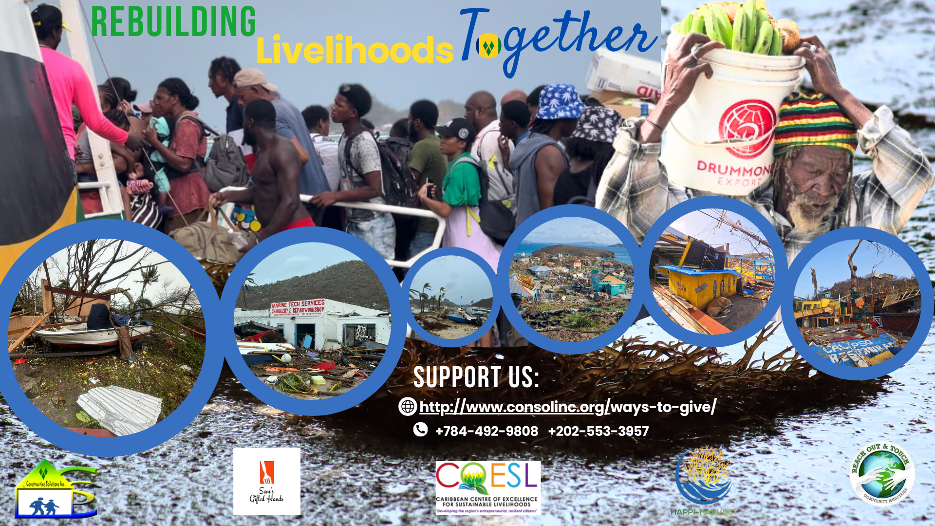 Hurricane Beryl has resulted in tragic loss of lives and extensive property damage. Let’s join forces to rebuild livelihoods together.”